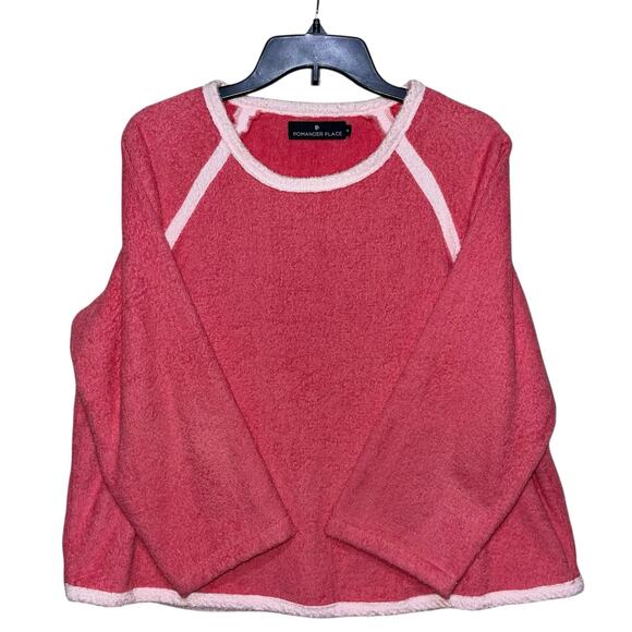 Pomander Place Terry Cloth Top Tuckernuck Sweatshirt Pullover - Picture 5 of 10